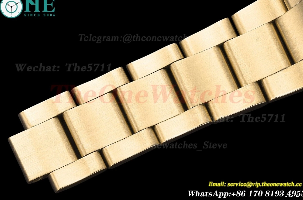 GDF A3836 Daytona 40mm Black Gold YG YG 0129